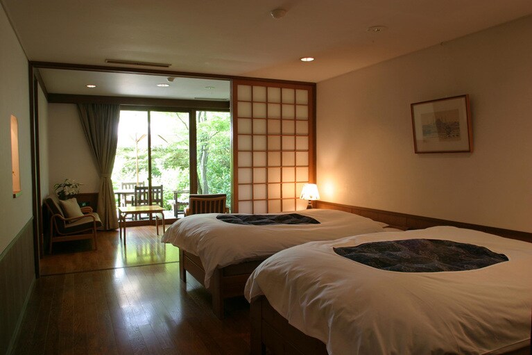 由布院玉の湯［大分／由布院温泉］ゆったりくつろげる離れの客室。