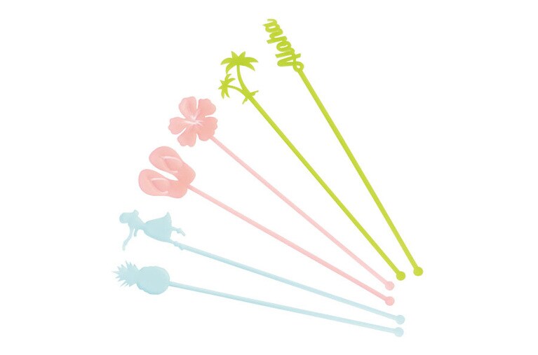 ホームパーティを盛り上げるマドラー。6本入り 18.95ドル／オーウェンズ・アンド・コー