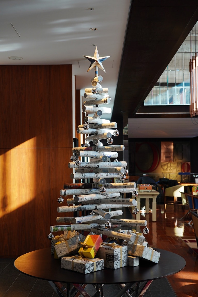 ハイアット セントリック 銀座 東京のクリスマスツリー。