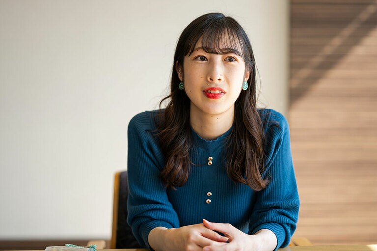 UHB北海道文化放送の二木佑香さん。