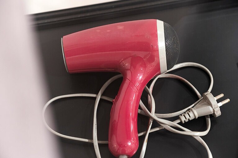 ヒョヌの実家で出てきたドライヤー。