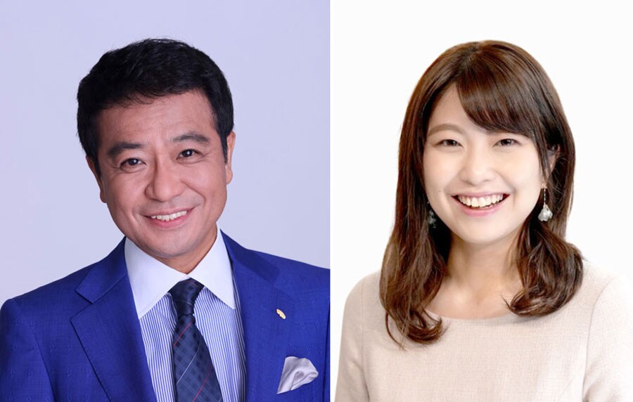 左：中山秀征さん、右：加藤里奈さん。