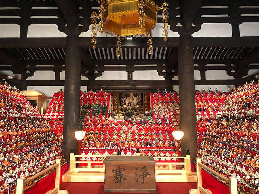 壷阪寺の大雛曼荼羅。