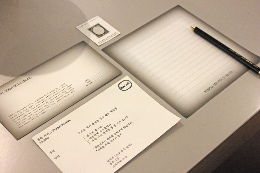 手紙を1通書いたら、誰かの手紙を受け取れるペンパルサービスも／LCDC SEOUL内「geulwoll」