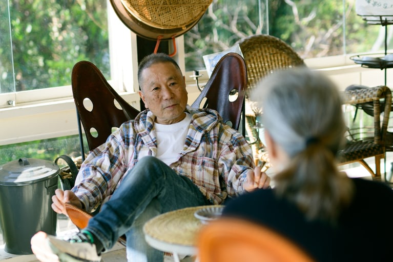 こぐれひでこさんと近田春夫さん。