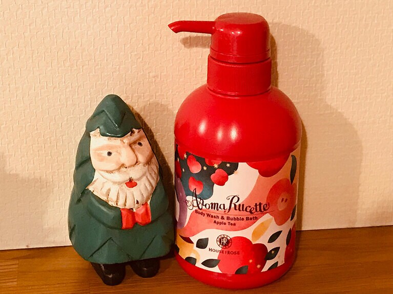 少量でもよく泡立つので結果的にコスパも良し。バスルームが温かくほっこりするイラストもグッド。