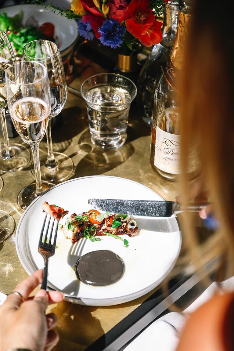 ノビスホテルの「ビーノ」で提供される食事