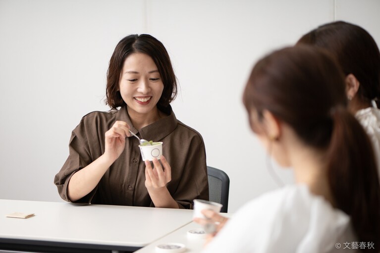 フレーバーはソイミルク、黒ごま、抹茶の3種類。