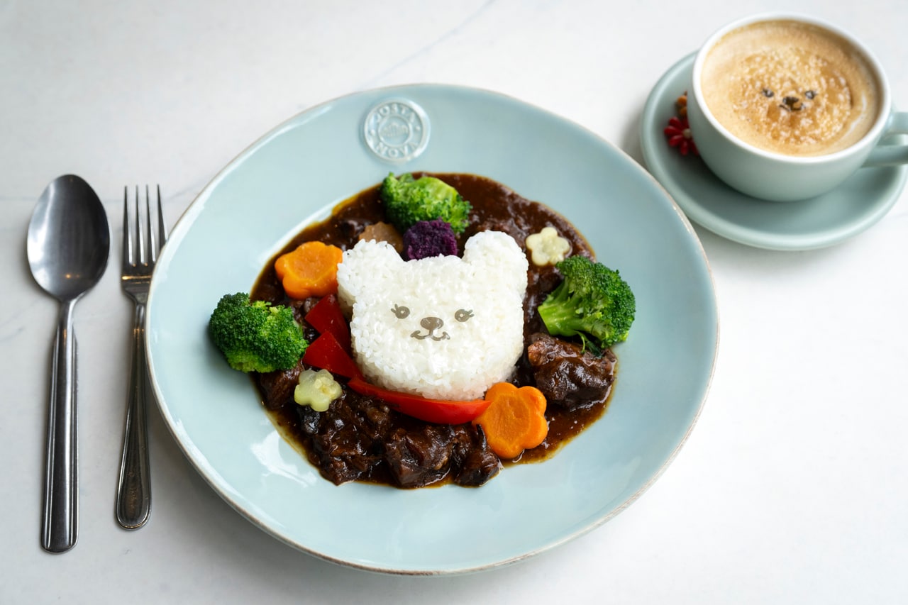 ぽすみるくのアイデアメニュー「花咲くおえかきビーフシチュー」