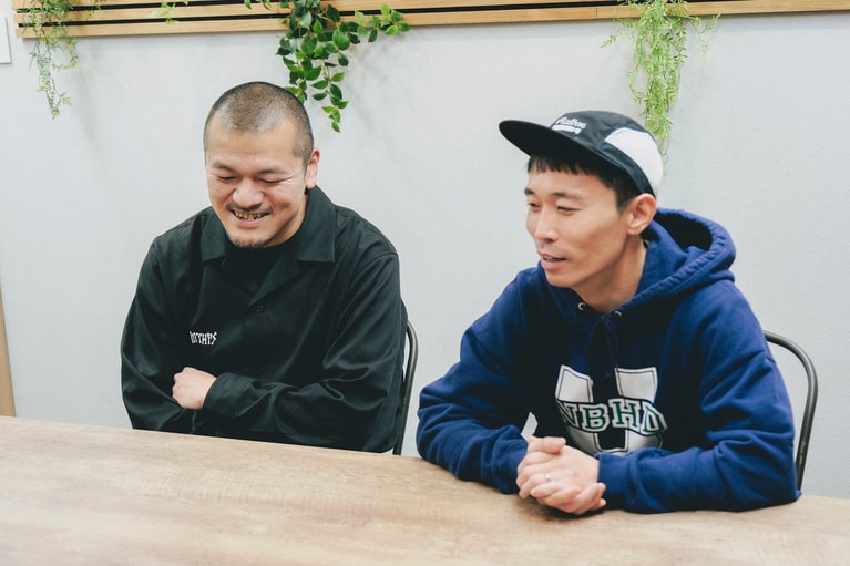 カミナリのおふたり。