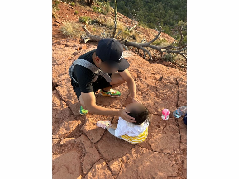 セドナで絶景トレッキング（本人提供）