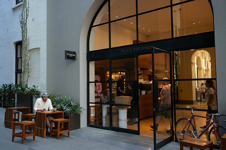 テレグラム コーヒー Telegram coffee。