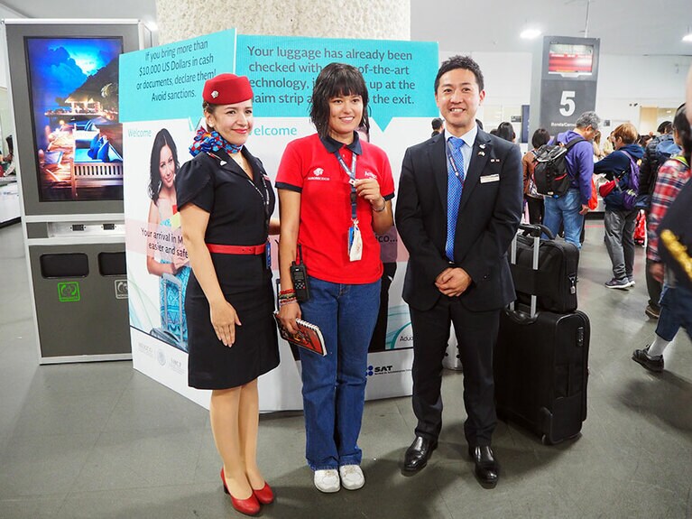 日本語が話せるスタッフがいるとなにかと安心。