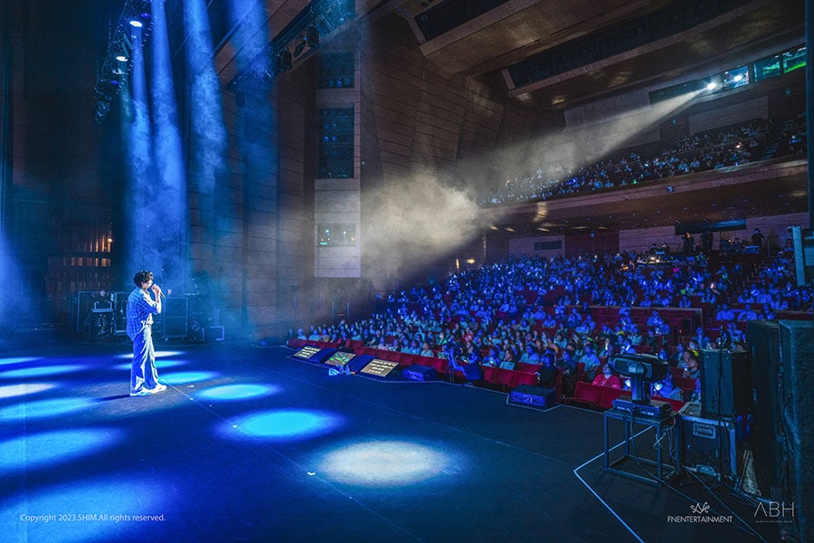 アジア6都市で開催中のアン・ボヒョン人生初のファンミーティングツアー「2024 AHN BO HYUN ASIA TOUR FANMEETING 『Hello!』」日本公演の様子。（2024年5月11日開催）