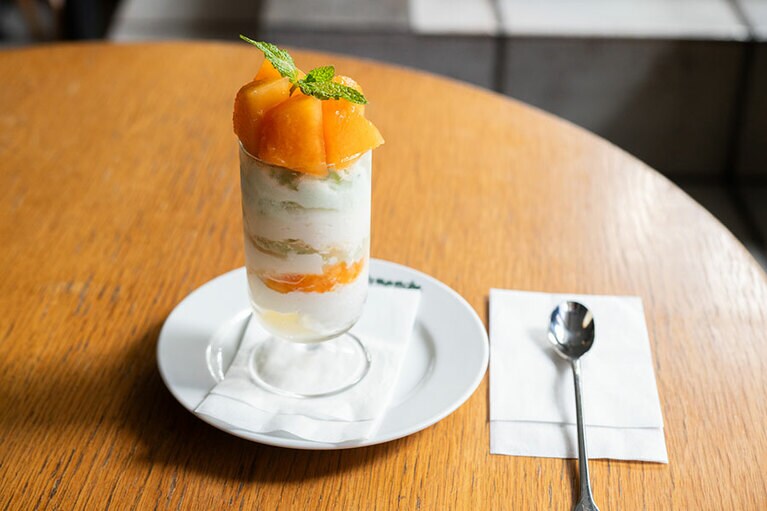 パフェ メロンシュ。