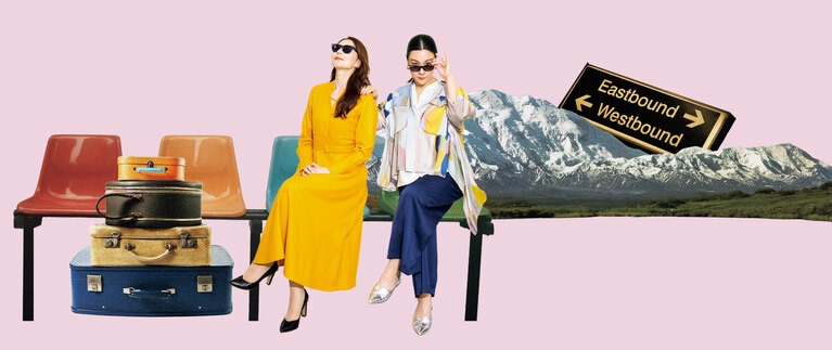 ジェーン・スーさんと堀井美香さん。