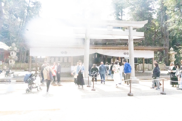 この日も平日でありながら多くの人が訪れていた。