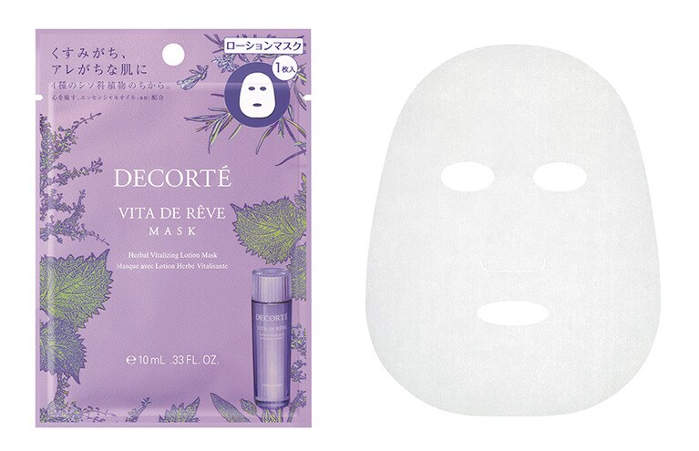 ヴィタ ドレーブ マスク 10mL×1枚入り 440円／コスメデコルテ