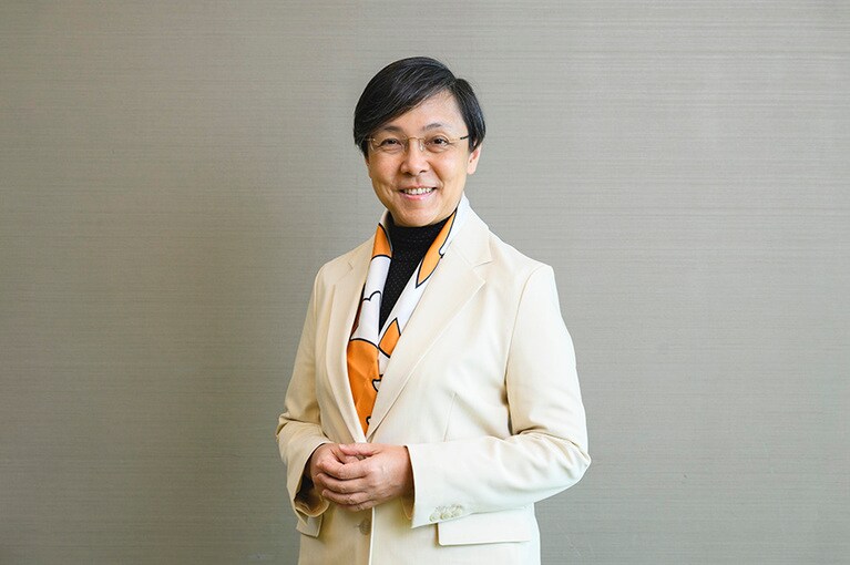 マカオ政府観光局局長のマリア・エレナ・デ・セナ・フェルナンデス氏。