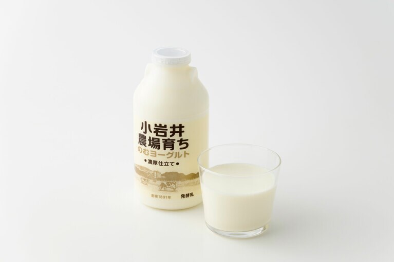 小岩井農場育ち のむヨーグルト 600円（500ml）。