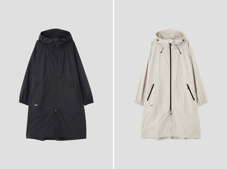 LIGHTWEIGHT NYLON POPLIN コート 53,900円。