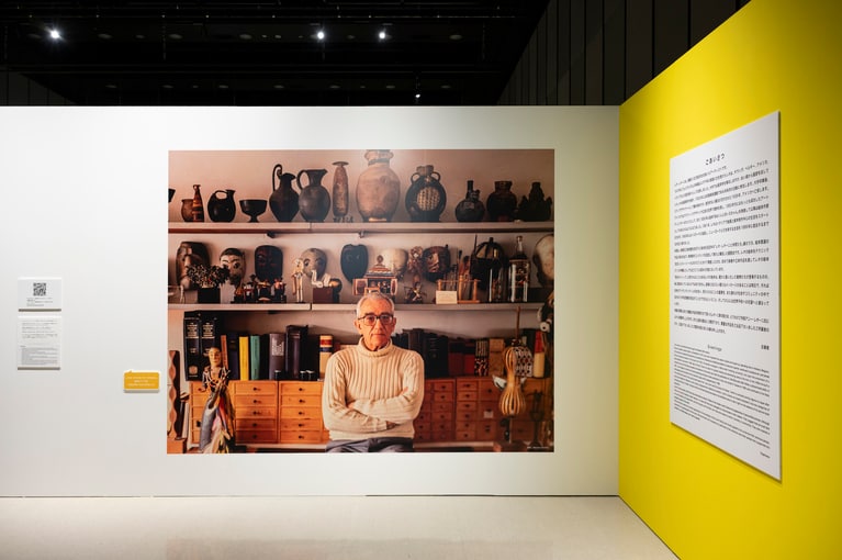 レオ・レオーニ。「レオ・レオーニの絵本づくり展」展示風景、ヒカリエホール、2025年