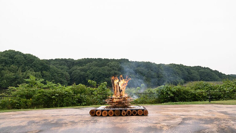 飯能の名産「西川材」の間伐材を使用していて、サステナブルでもあるメッツァのコッコ。