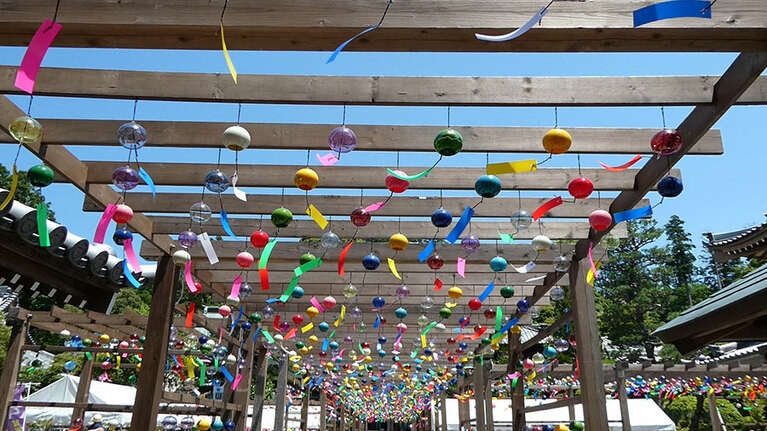 【静岡県】遠州三山 風鈴まつり。
