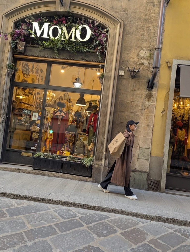 イタリアにて（與さん提供）