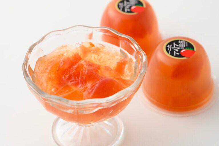 幸ふく「垢田のトマトゼリー」1,998円（100g×6個入）※9月頃までの期間限定販売／山口県