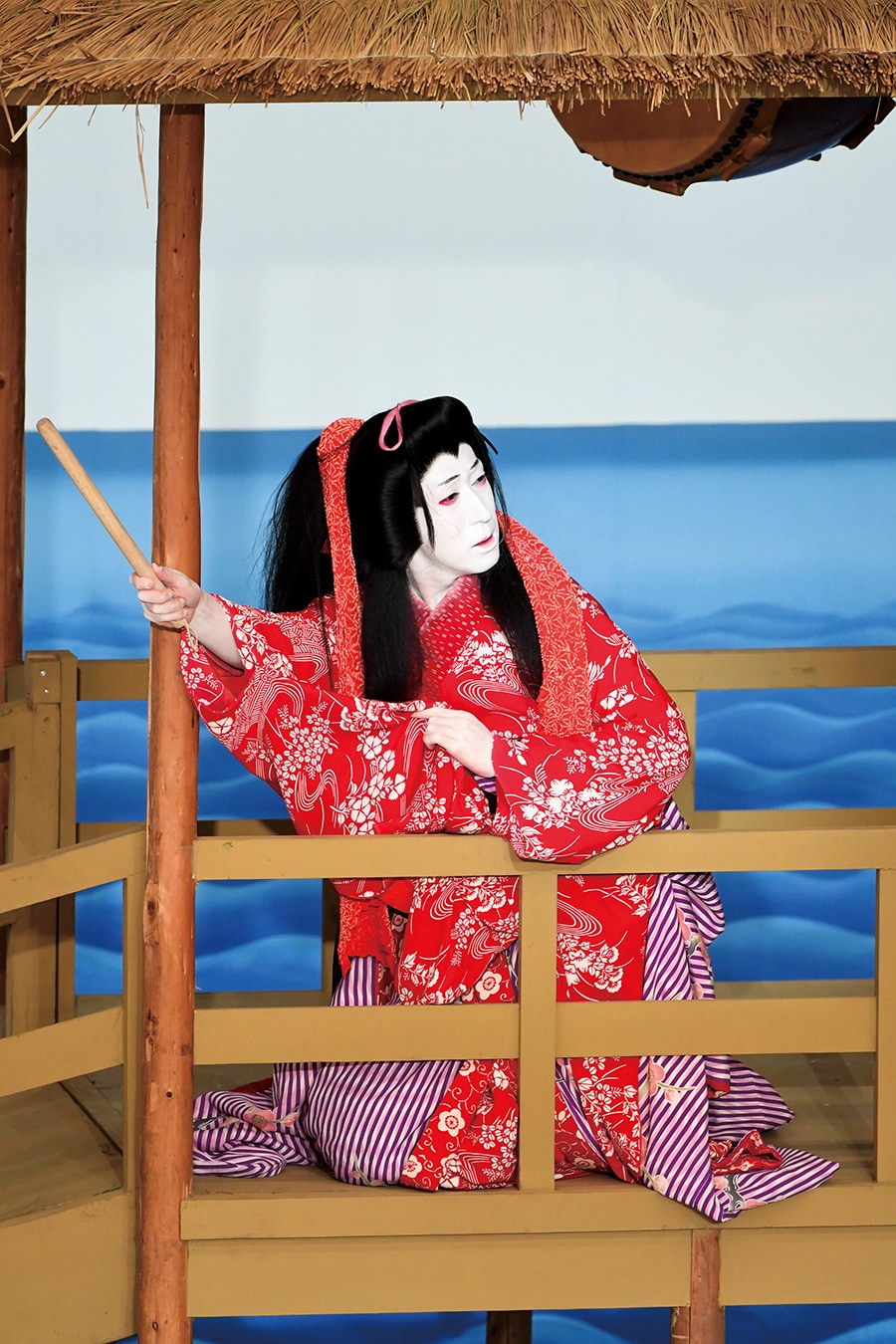 2019年12月歌舞伎座『神霊矢口渡』で娘お舟を演じる梅枝さん。©松竹
