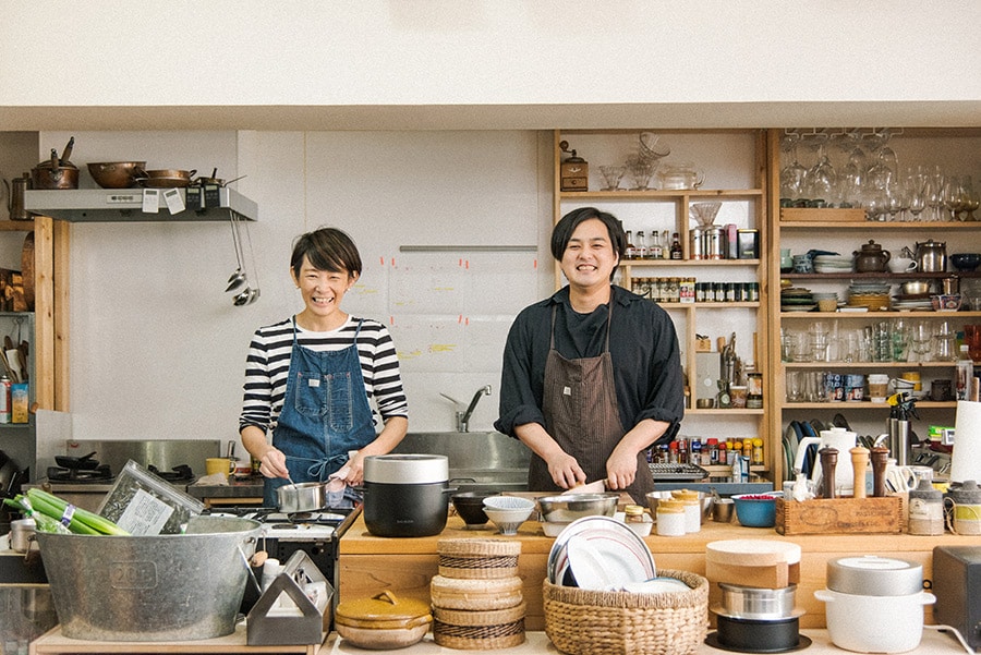 バルミューダキッチンスタッフの木下直子さん(左)と山田英季さん(右)。