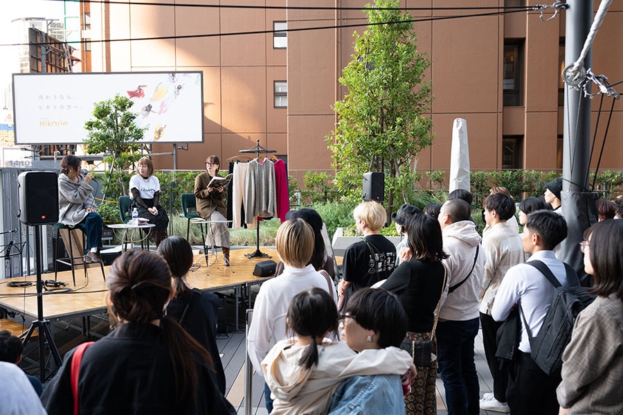 11月3日（金）のイベントは天候にも恵まれ多くの人が足を止めた。