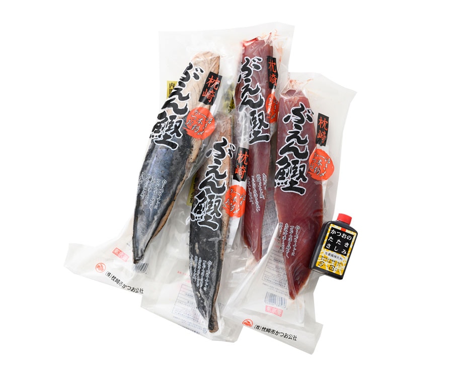 枕崎ぶえん鰹 刺身・タタキ 800g（各2本入り）4,325円／枕崎市かつお公社