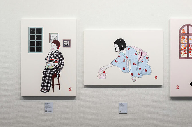 2ページ目)東村アキコ初個展は「NEO美人画」 コロナ禍に生まれた現代アート