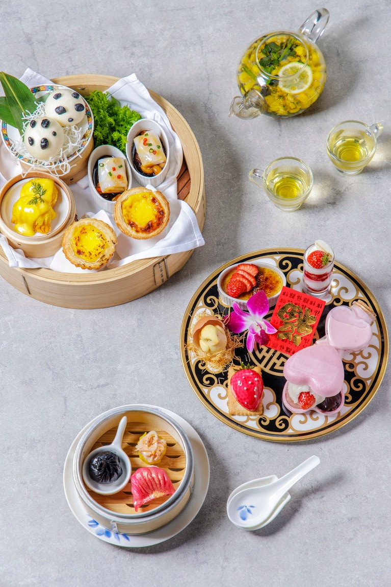 龍天門の飲茶アフタヌーンティー。