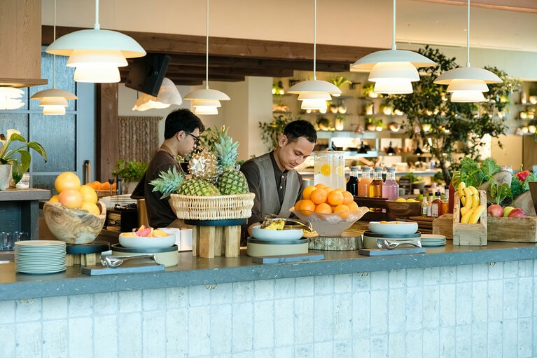 ドリンクコーナー。