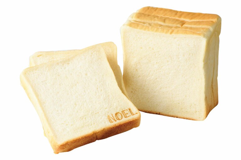 日当山温泉食パン1斤 300円。温泉湯種が決め手の無添加パン。＠BOULANGERIE NOËL (ブランジェリ ノエル)