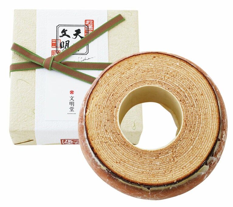 天下文明バームクーヘン 3,500円／銀座文明堂　※賞味・消費期限：19日