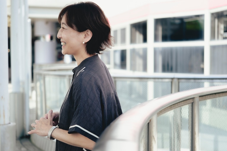 韓国語翻訳家の小山内園子さん。