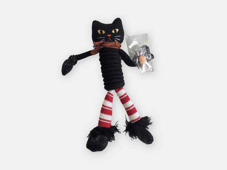 ハロウィン スプリングドール 黒ネコ 682円。