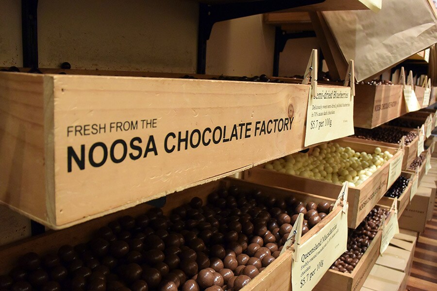 植物油を使わないクラフトチョコレートが人気の「ヌーサ・チョコレート・ファクトリー」。