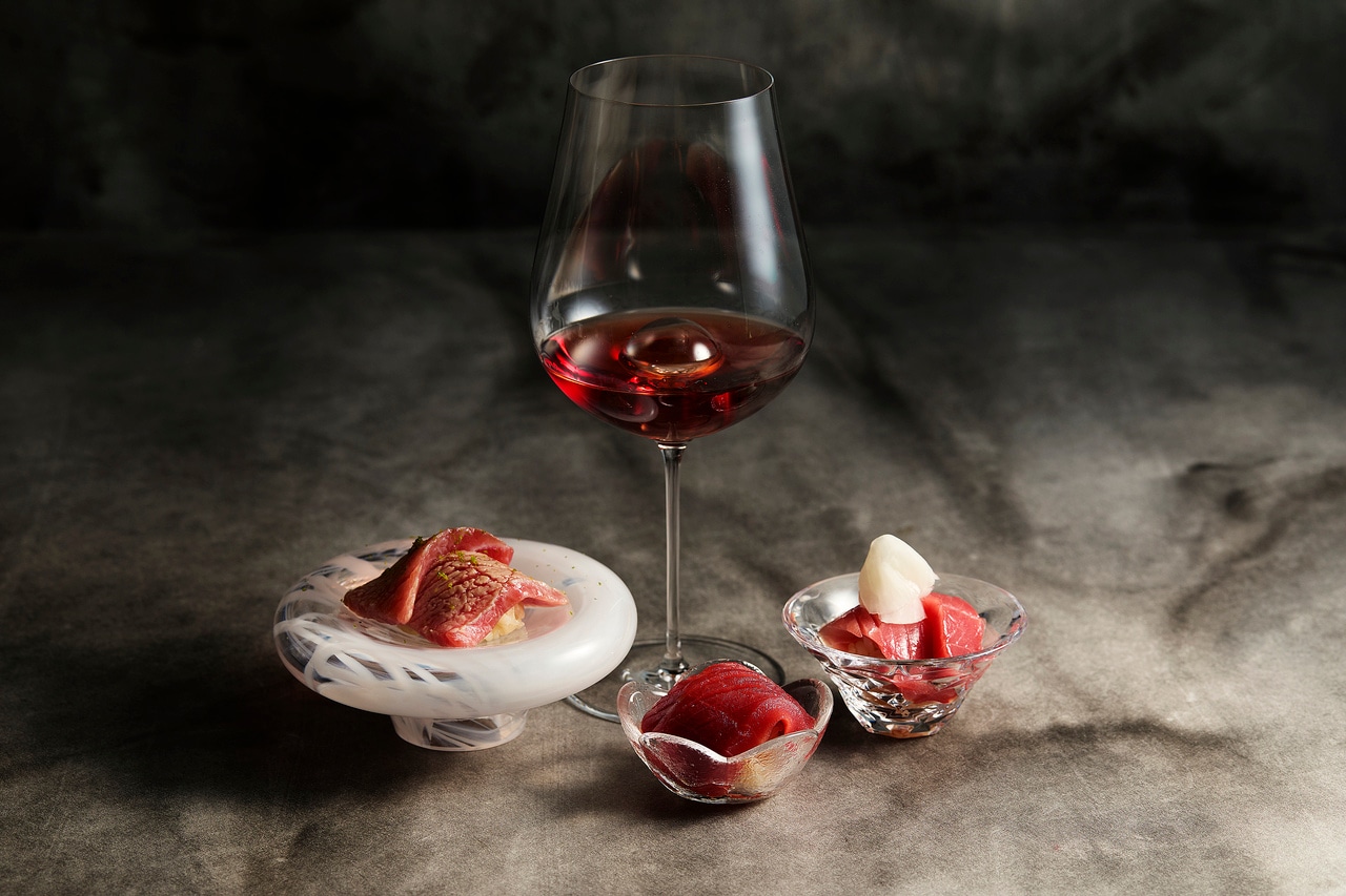 料理とお酒の一例。