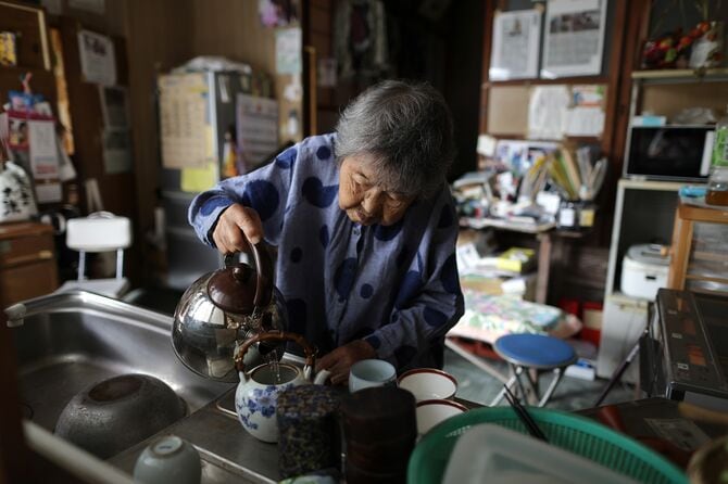 「おいしいお茶を淹れるぞ」と声に出して気合を入れる