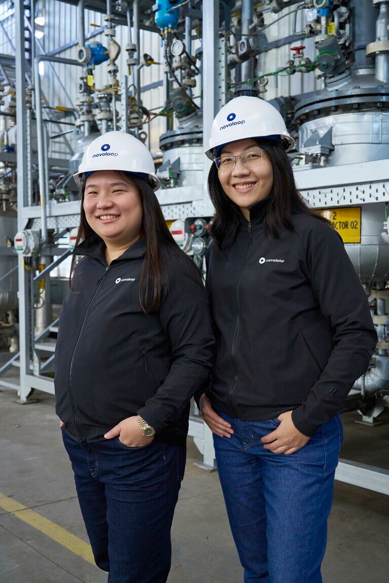 ミランダ・ワン氏（左）と『Novoloop（ノボループ）』共同設立者のジーニー・ヤオ氏（右）。© Rolex/Greg White