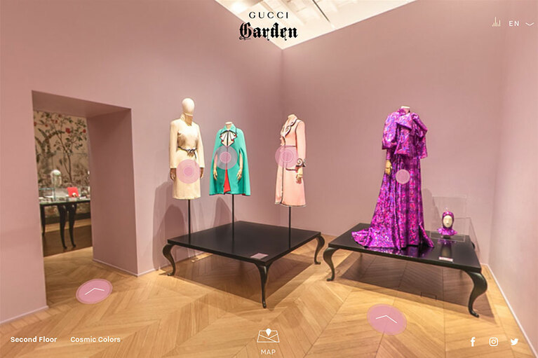 アーカイブのコレクションの一部も見られる。