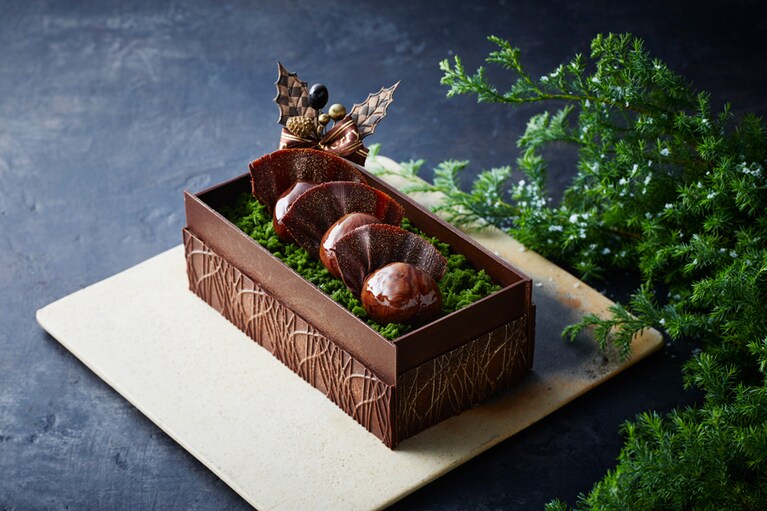 ホテル雅叙園東京「抹茶栗のモンブラン」5,000円。