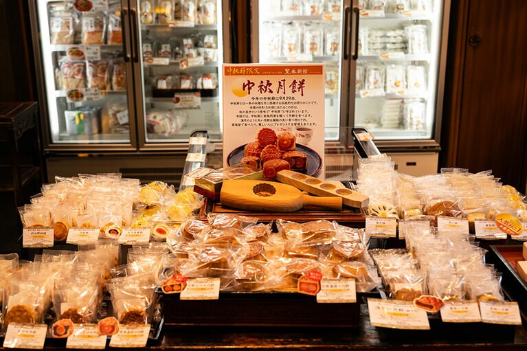 菜香新館の売り場。