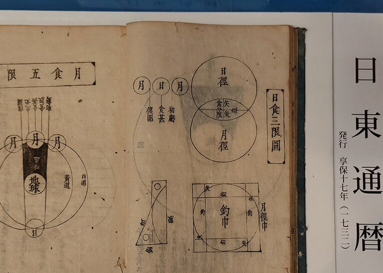 暦に関する貴重な資料約1300点を収蔵。