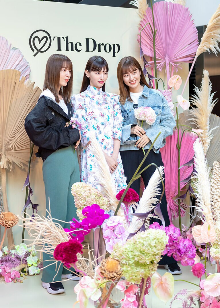 モデルのりかさん、りこさんとともに。